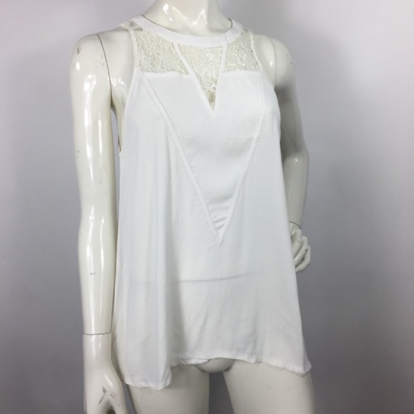 Leith Lace Yoke Tank M - Picture 3 of 8